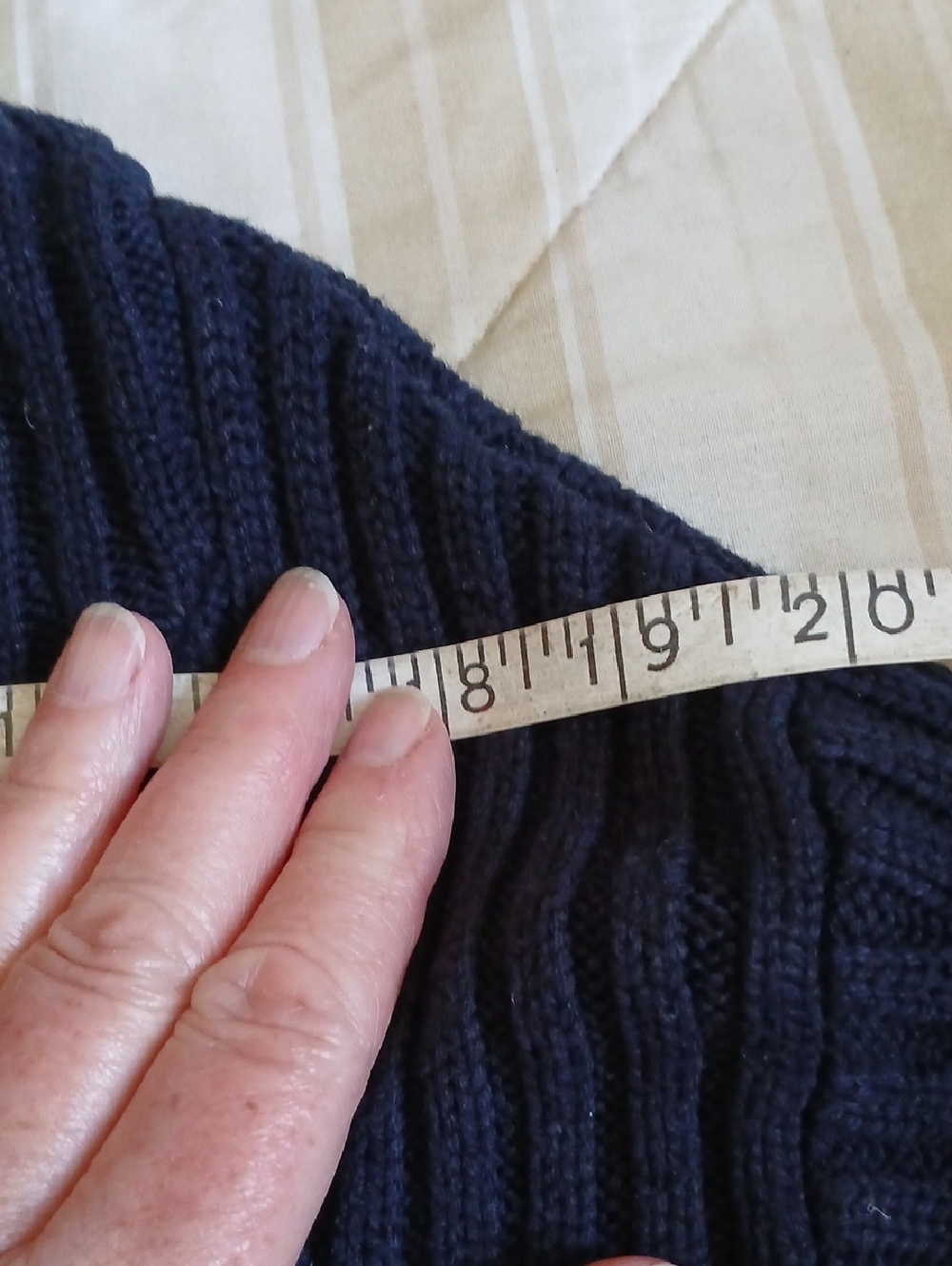 Black Ribbed Cardigan - Picture 3 of 6
